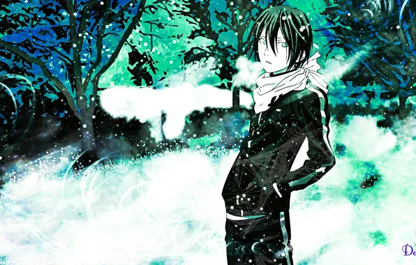 Парень, Бог, Бездомный Бог, Noragami, Ято