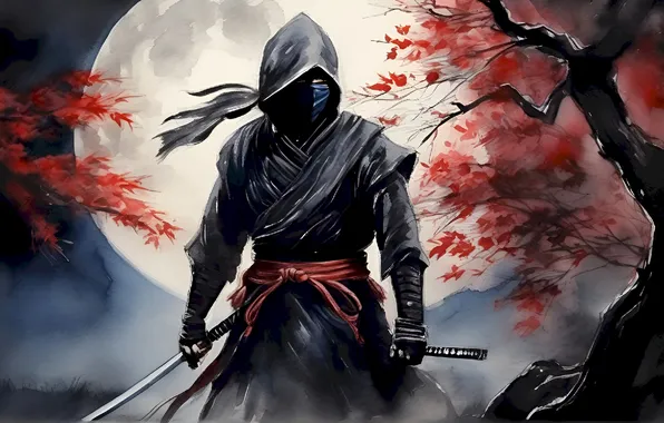 Картинка wallpaper, Ghost, Miscellaneous, Ninja, picture