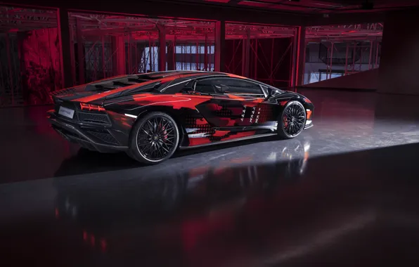 Картинка Lamborghini, суперкар, 2020, Aventador S, Lamborghini Aventador S, by Yohji Yamamoto