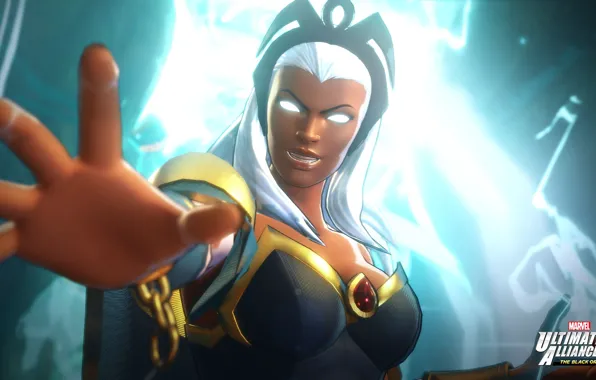 Storm, X-Men, Ororo Munroe, mutant, the black order, marvel ultimate alliance 3