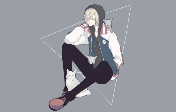 Аниме, арт, Yuri on Ice, Юрий на льду, Юрий Плиседский