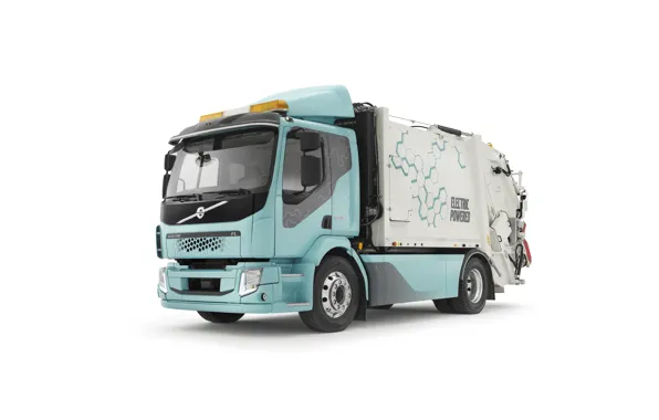 Electric vehicle, volvo fl, garbage truck