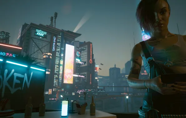 Cyberpunk 2077, Night city 2077, Джуди Альварес