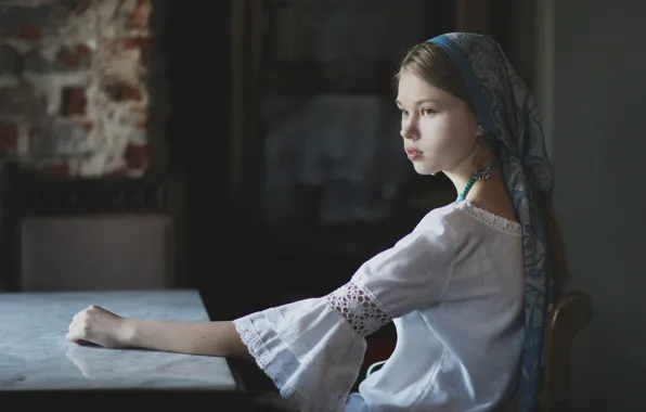 Взгляд, портрет, девочка