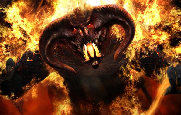 Картинка fire, Demon, Lord of Darkness