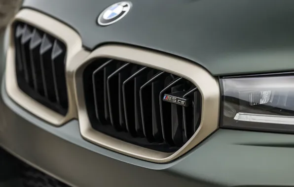 BMW, close-up, grille, M5, F90, BMW M5 CS
