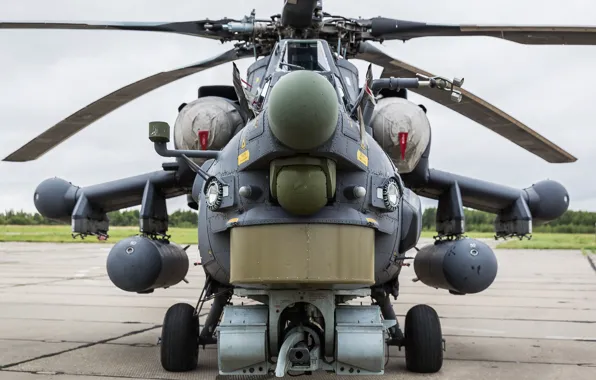 Картинка вертолёт, российский, ударный, «Беркуты», Mi-28