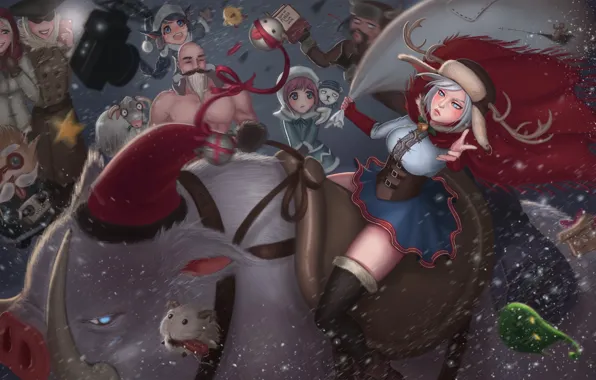 Lol, League of Legends, annie, ashe, lulu, braum, lissandra