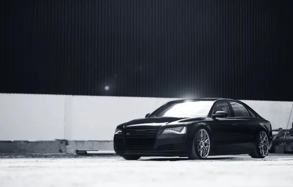 Картинка Audi, Black, Sedan, VAG