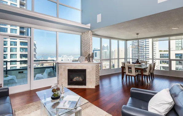 San Diego, penthouse, interior, new downtown