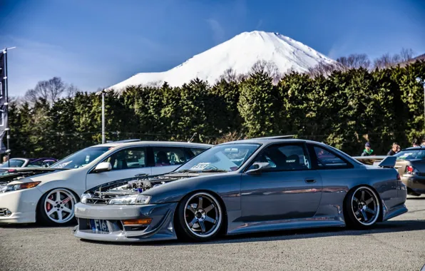 Car, горы, Nissan, серая, japan, ниссан, jdm, silvia