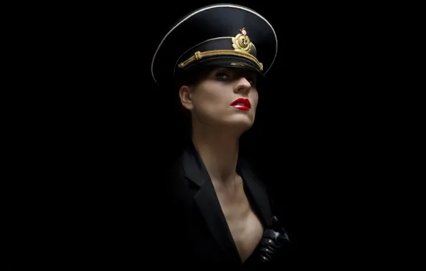 Девушка, Минимализм, Black