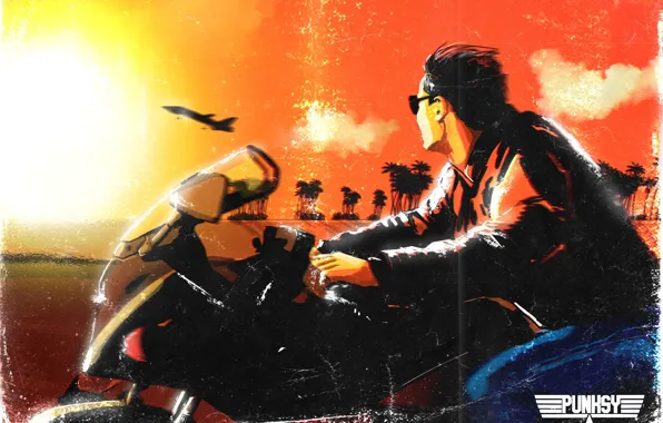 80s, Tom Cruise, Illustration, 80's, Synth, Retrowave, Synthwave, New Retro Wave