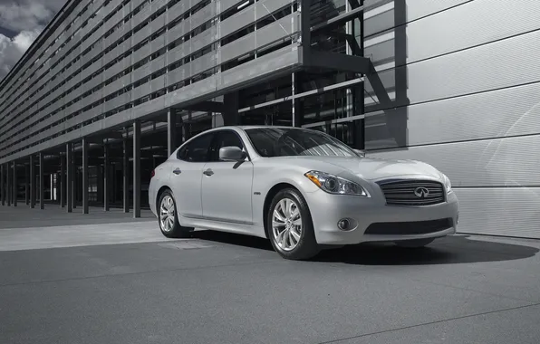 Infiniti, front, hybrid