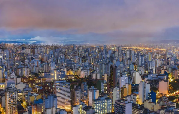 Дома, панорама, Бразилия, Сан-Паулу