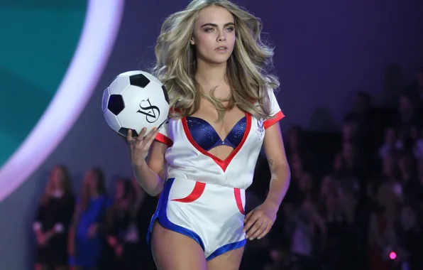 Модель, мяч, блондинка, шоу, мода, Victoria's Secret