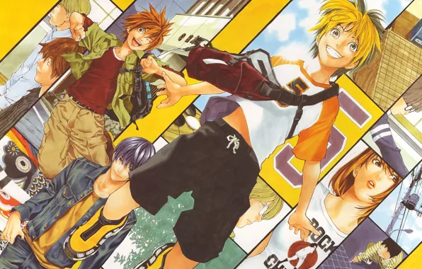 Аниме, персонажи, Hikaru no Go, Хикару и го