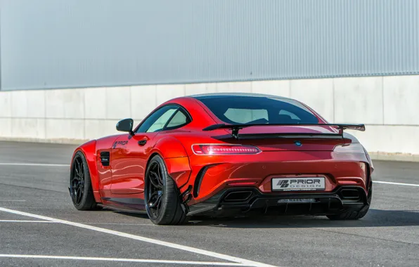 Mercedes-Benz, вид сзади, AMG, 2018, Prior Design, GT S, PD700GTR