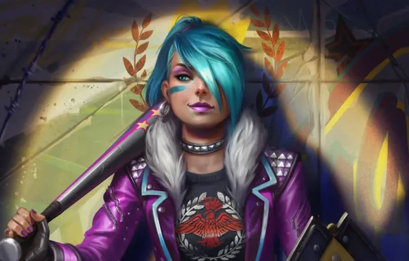 Art, Game, League of Legends, LoL, Fan Art, Jinx, Riot Game