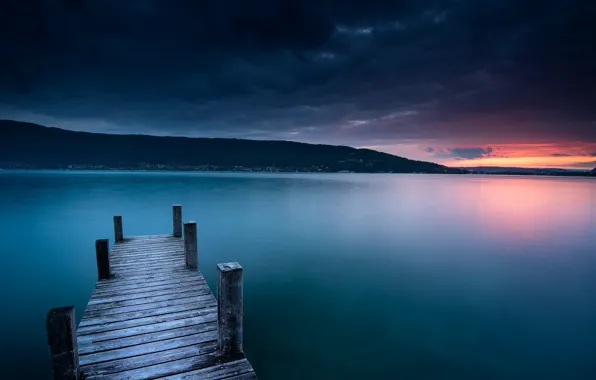 France, Rhône-Alpes, Ponton, Veyrier-du-Lac