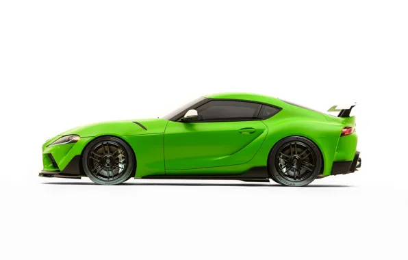 Toyota, вид сбоку, Supra, 2019, GR Supra, A90, SEMA 2019, Wasabi Concept