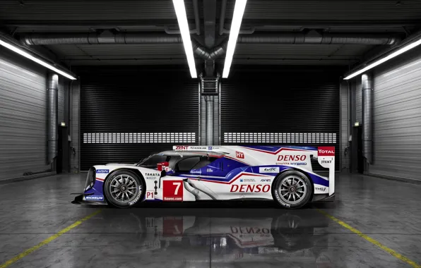 Обои, Toyota, Болид, LMP1, 24 Hours of Le Mans, Ле-Ман, WEC, TS040 Hybrid