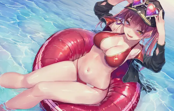 Girl, sexy, boobs, anime, beautiful, pretty, erotic, breasts