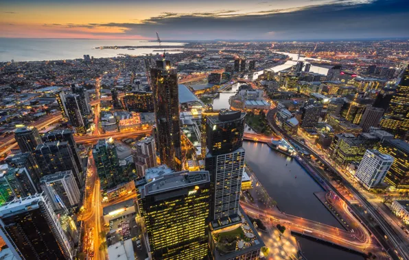 Картинка Melbourne, Australia, Eureka Tower