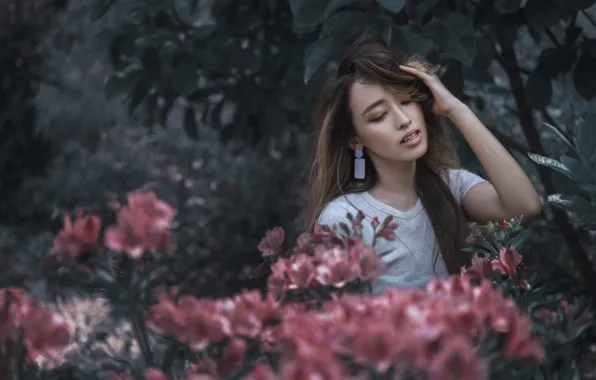 Девушка, природа, настроение