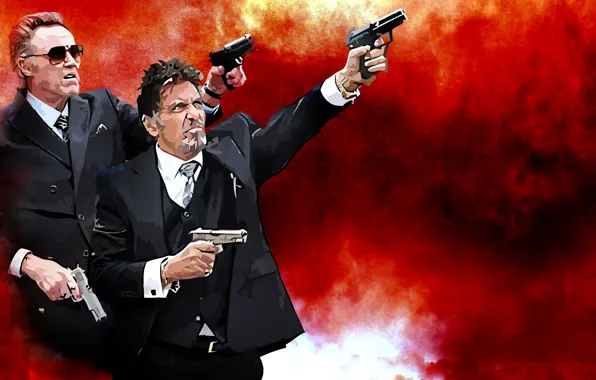 Al Pacino, Аль Пачино, Christopher Walken, Реальные парни, Кристофер Уокен, Stand Up Guys
