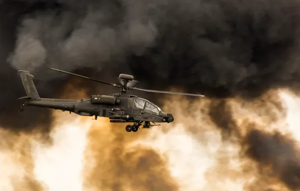 Картинка Helicopter, Apache, Aircraft