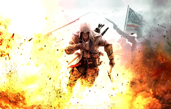 Моя работа, коннор, assasins creed III