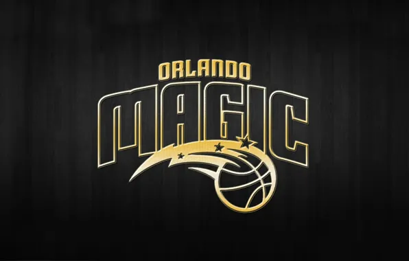 Фон, Логотип, Золото, NBA, Orlando, Magic