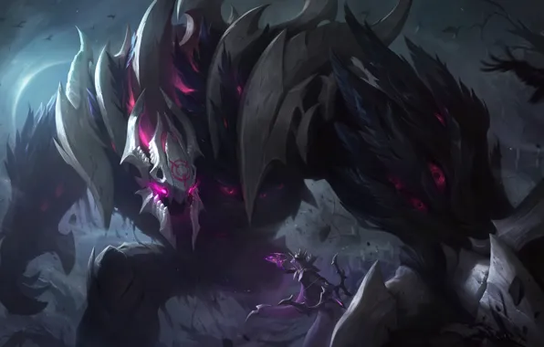 Art, League of Legends, Skin, LoL, Malphite, Coven