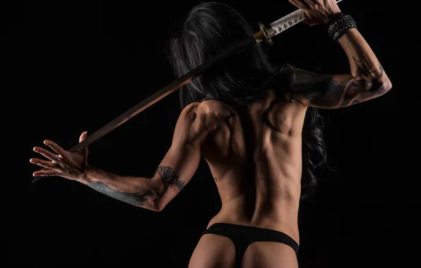 Muscles, back, workout, fitness