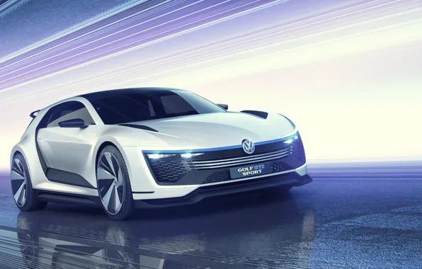 Concept, Volkswagen, гольф, Golf, фольксваген, Sport, GTE, 2015