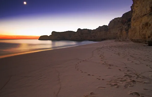 Картинка песок, море, вода, природа, скала, камни, океан, скалы