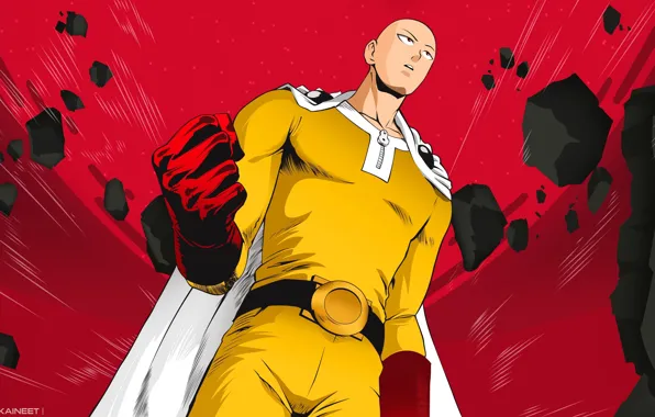 Герой, Сила, Кулак, Сайтама, One Punch-Man, Ванпанчмен