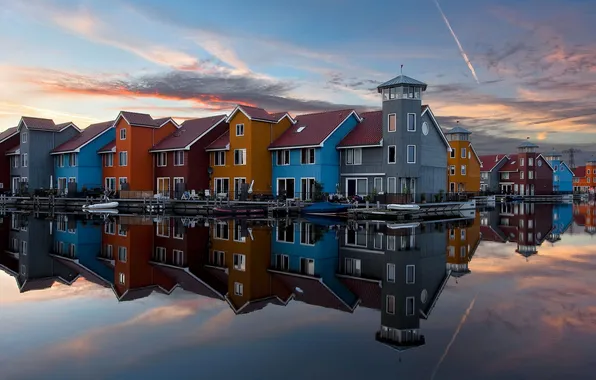 Netherlands, groningen, Floating Village