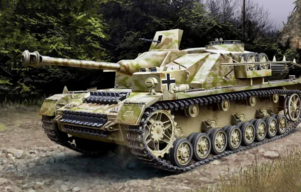 Немецкая самоходно-артиллерийская установка, Sturmgeschütz IV, StuG IV, Штурмовое орудие