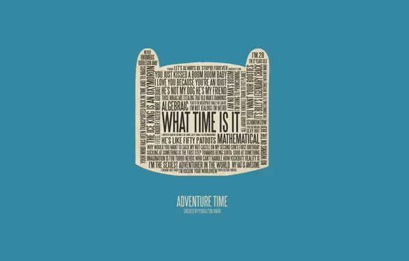 Adventure time, finn, what is time