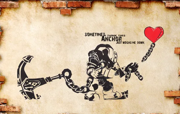 Heart, league of legends, anchor, nautilus