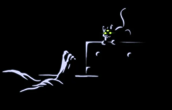 Кот, Splinter Cell, очки ночного видения