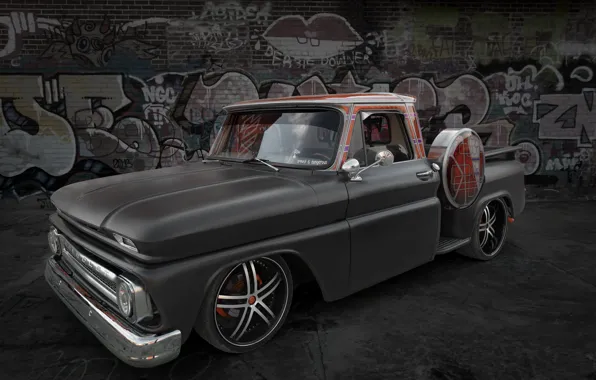 Chevrolet, retro, pickup, Truck