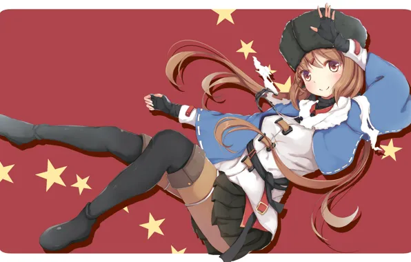 Girl, sexy, thighhighs, long hair, anime, beautiful, pretty, brunette