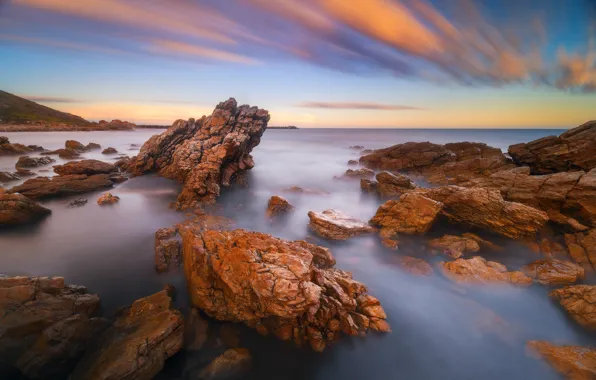 Картинка скалы, побережье, Австралия