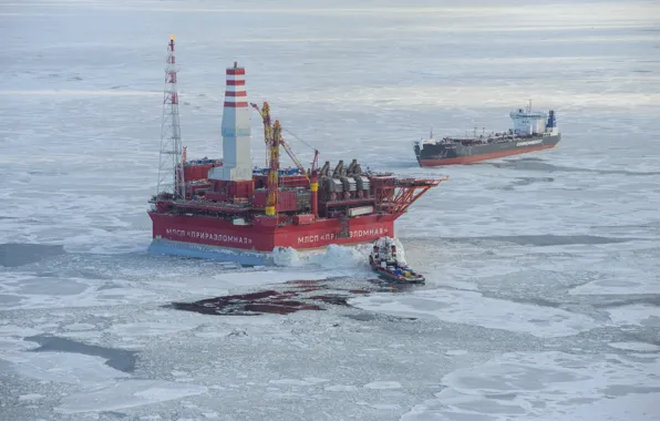 Море, Танкер, Платформа