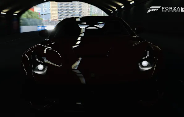 HDR, Ferrari, Game, Berlinetta, F12, Tunnel, FM7, UHD