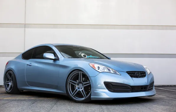 Синяя, blue, hyundai, хёндай, genesis, генезис