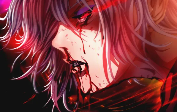 Blood, anime, red eyes, asian, manga, light novel, Tokyo Ghoul, ghoul